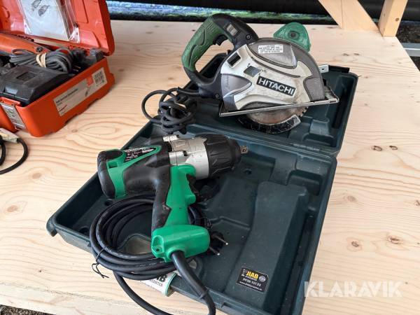 Mutterdragare & cirkelsåg Hitachi