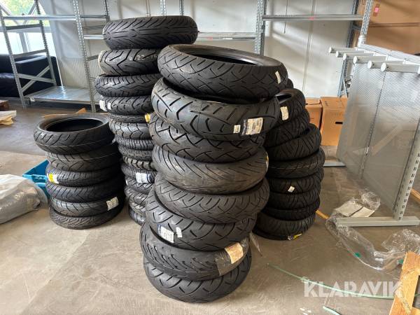 Däck till MC, moped och ATV 77st olika märken