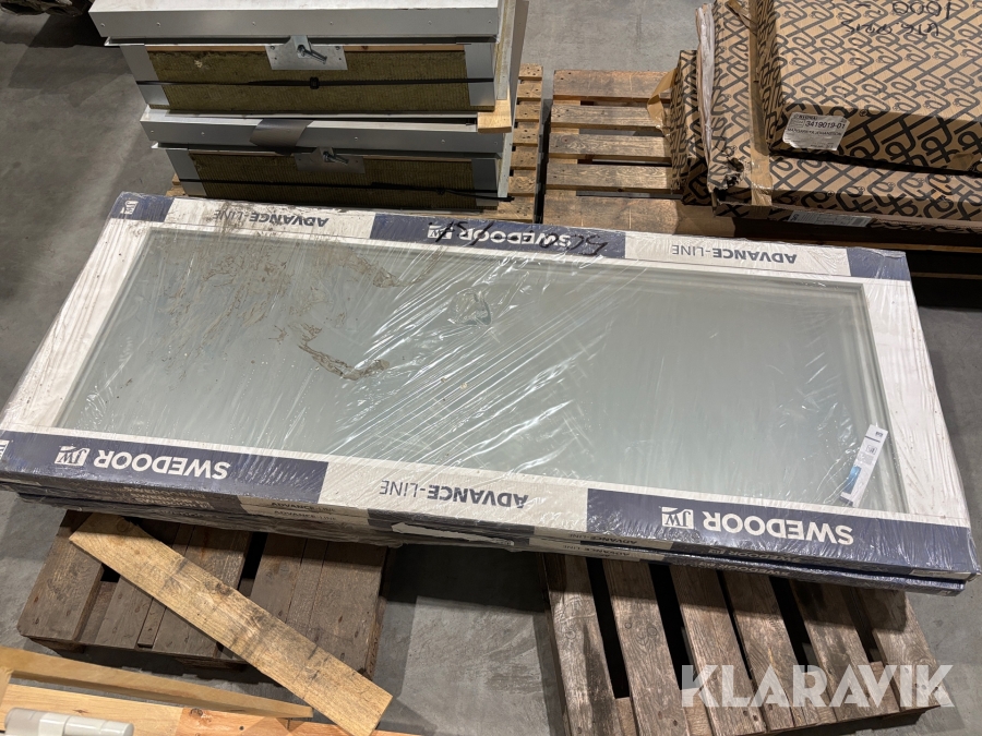 Glasade innerdörrar Swedoor Advance-Line Unique. 825x2040. 6st