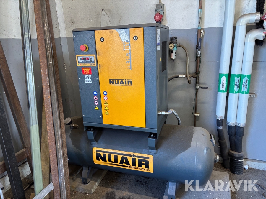 Skuvkompressor Nuair compressor 10 bar