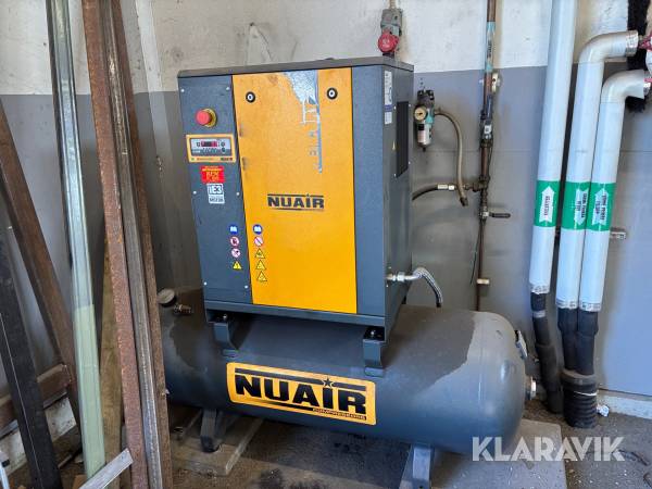 Skuvkompressor Nuair compressor 10 bar