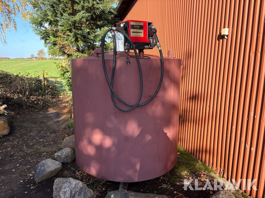 Dieseltank AB Tankreko Åstorp 3m3 med pump