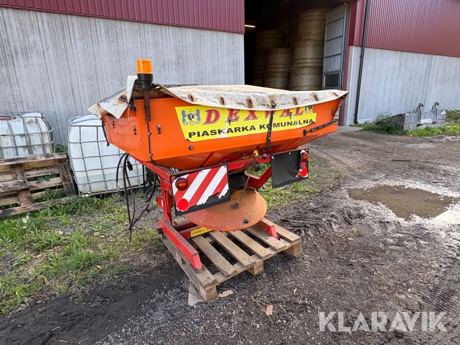 Saltspridare Dexwal 850/1200 Tallriksspridare