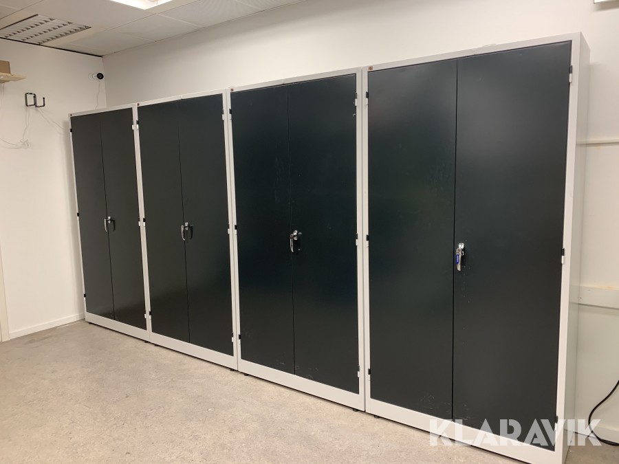 Plåtskåp / Förvaringsskåp 4 st