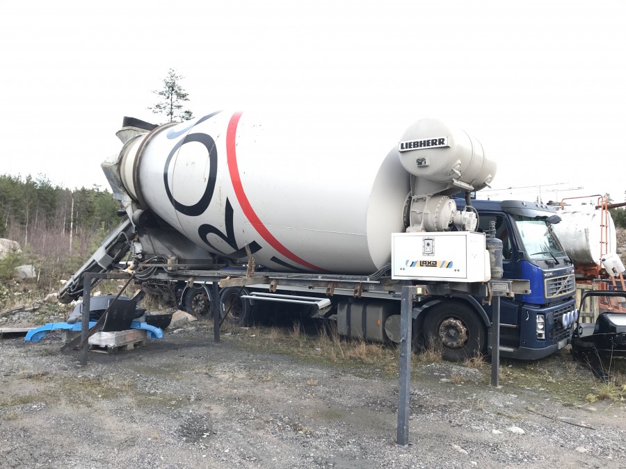 Betongroterare 9 m3 / Laxofäste