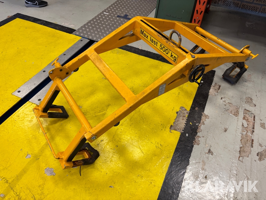 Lyftgaffel Plåtmekano för travers 500kg