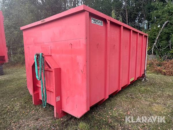 Lastväxlarcontainer Bigab 21 m3