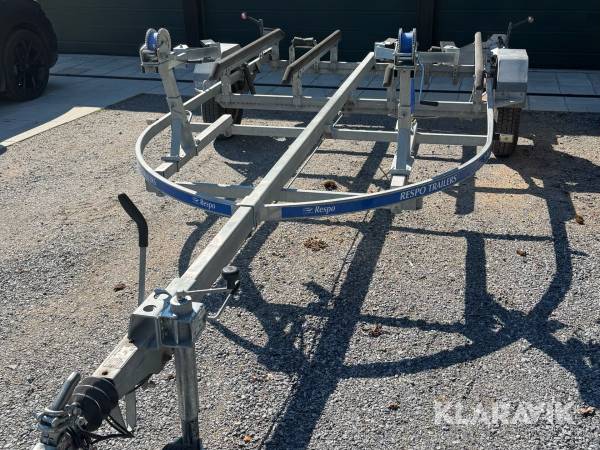 Båttrailer för vattenskoter 2 platser Respo 1350V551L255
