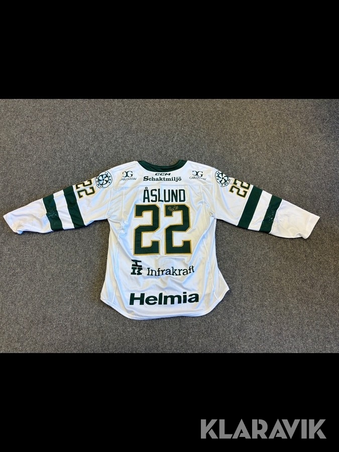 Signerad matchtröja Per Åslund, Färjestad BK #22