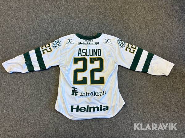 Signerad matchtröja Per Åslund, Färjestad BK #22
