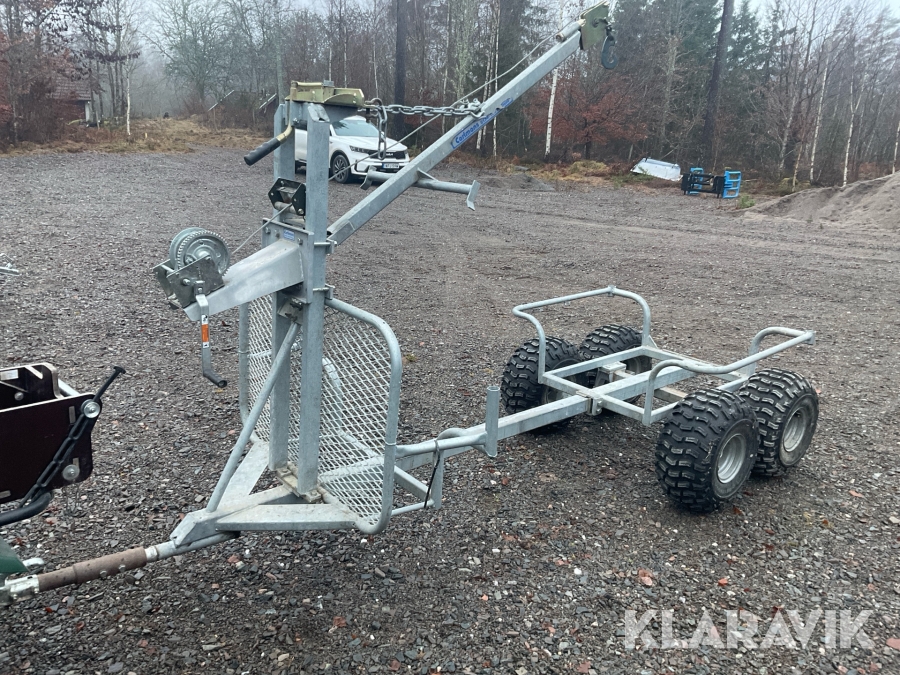 Skogsvagn till fyrhjuling Carlmans