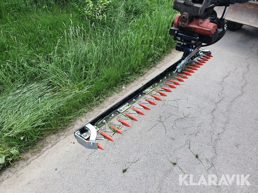 Hydraulisk slåtterbalk / Häckklipp till grävmaskin S40