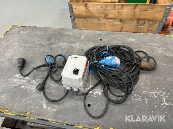 Extern nivåreglering 1 fas pumpar Pumpex Nivåreglering 1 fas