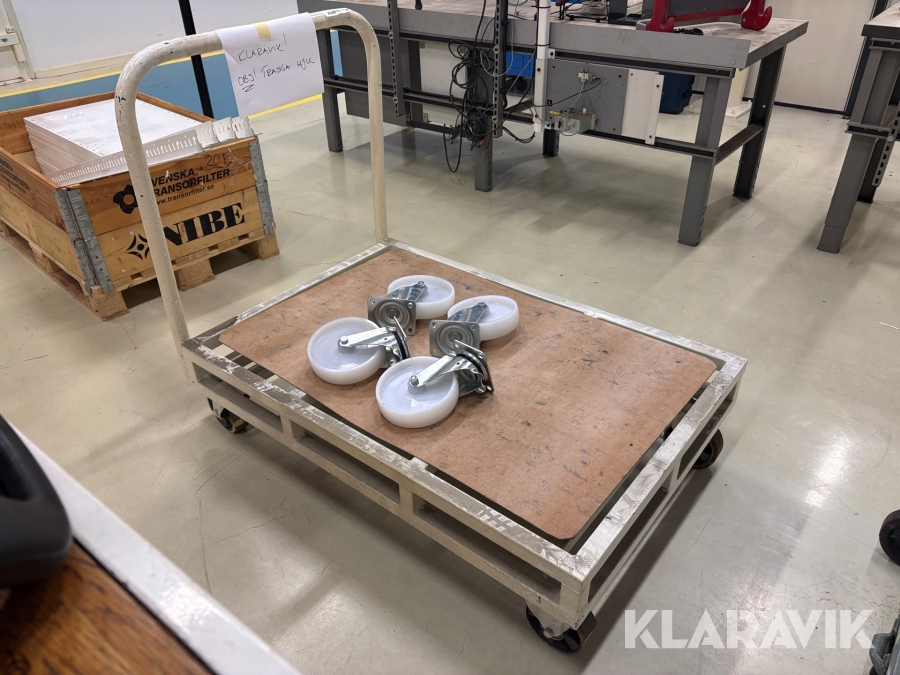 Pallvagn för helpall