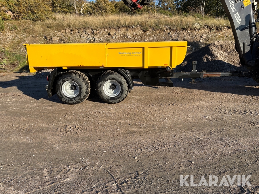 Tippkärra Waldung 9 ton