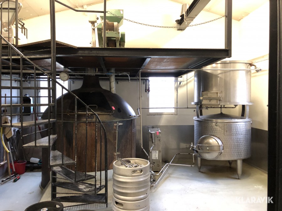 Komplett bryggeriutrustning