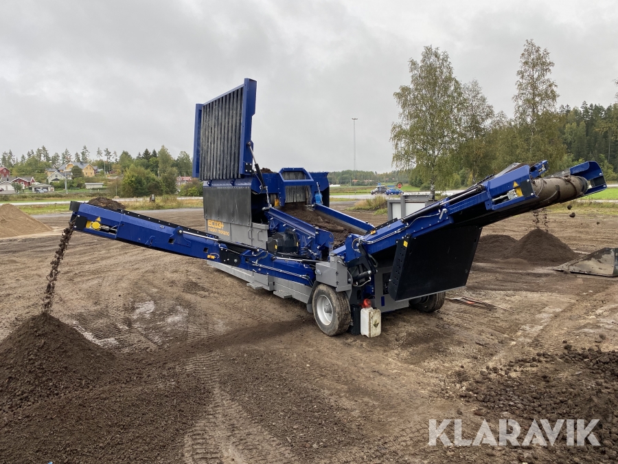 Sorteringsverk Maskin Mekano Eco3+ på lastväxlarram