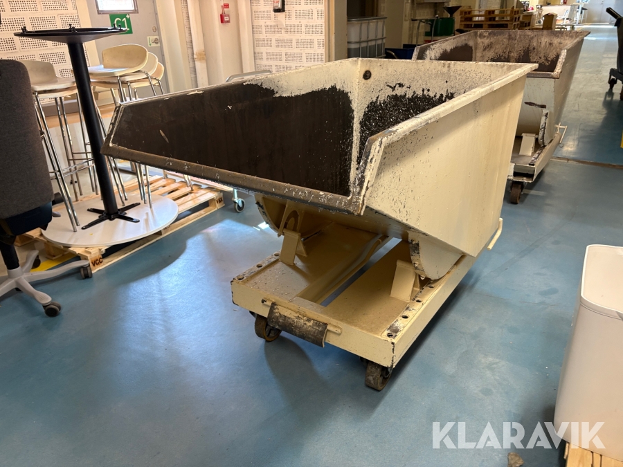 Spåncontainer 0,6 m3