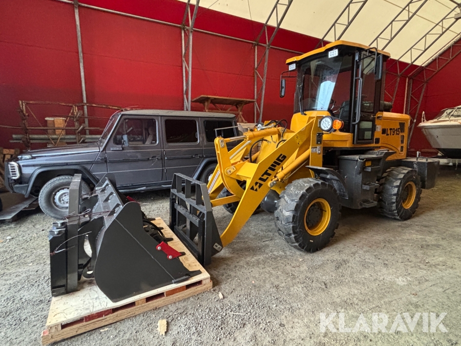 Hjullastare LTMG LT915 med redskap