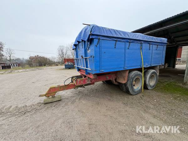 Spannmålsvagn med tipp och kapell