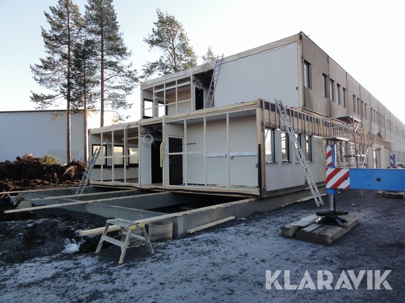 Kontorsmoduler 24 st ca 900 Kvm Sektionsbyggarna