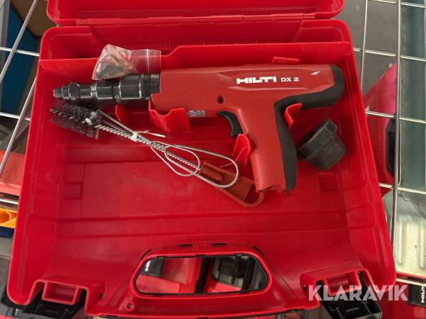 Infästningspistol Hilti DX2 med låda