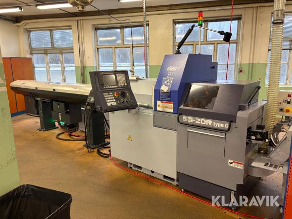 CNC-Längdsvarv Star SB-20R type G med magasin och styrskåp