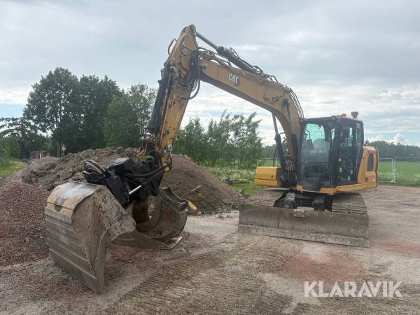 Grävmaskin CAT 313 Next Gen med GPS & tiltrotator