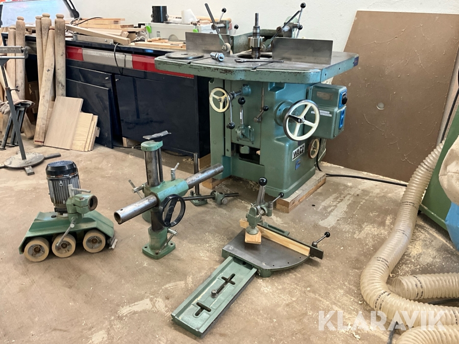 Vertikalfräs Waco FA3MP med tillbehör