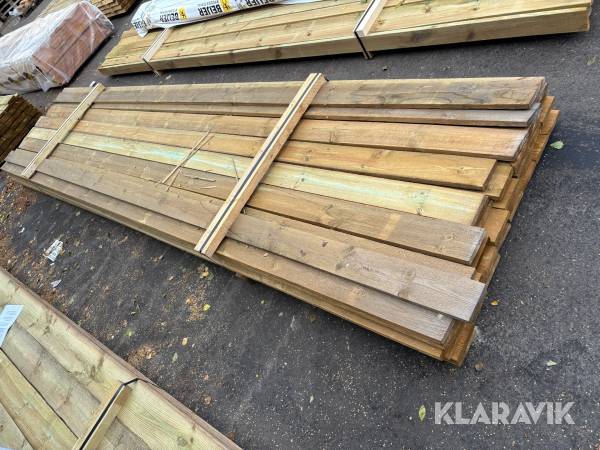 Impregnerad bräda 25x125x4800 66 st