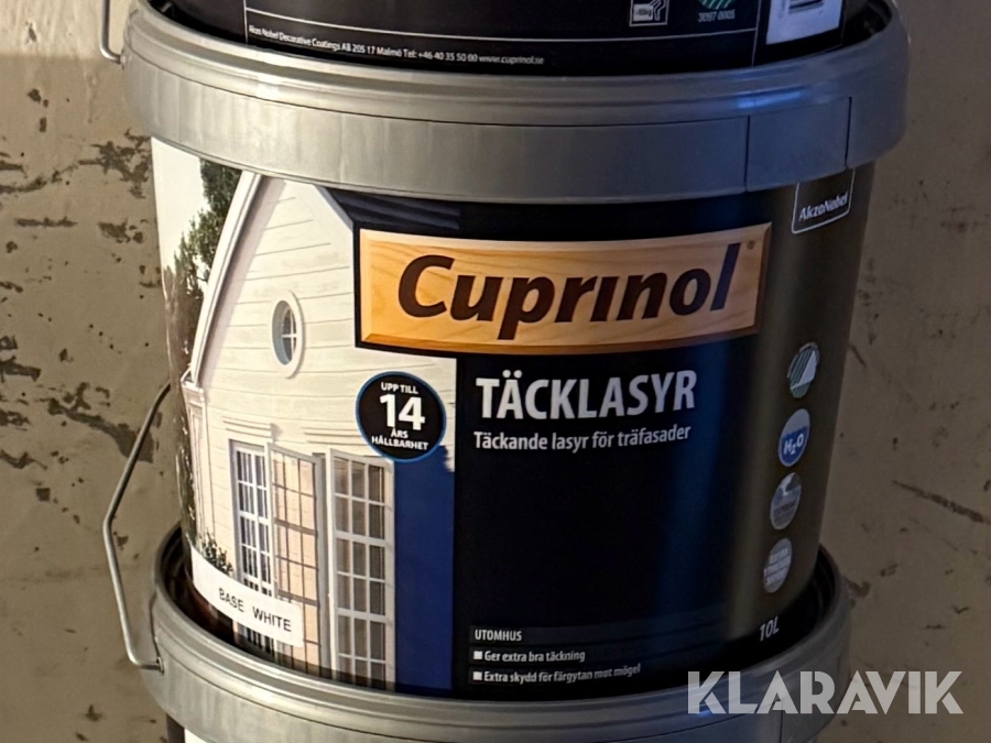 Täcklasyr Cuprinol 6 hinkar