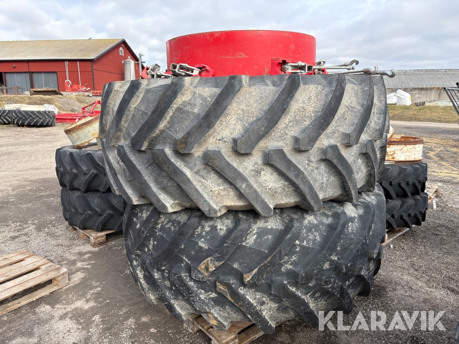 Dubbelmontage Trelleborg 710/70 R42