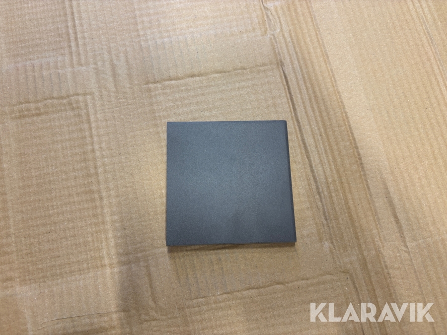 Klinkerplattor svart 10x10cm 35 kvm