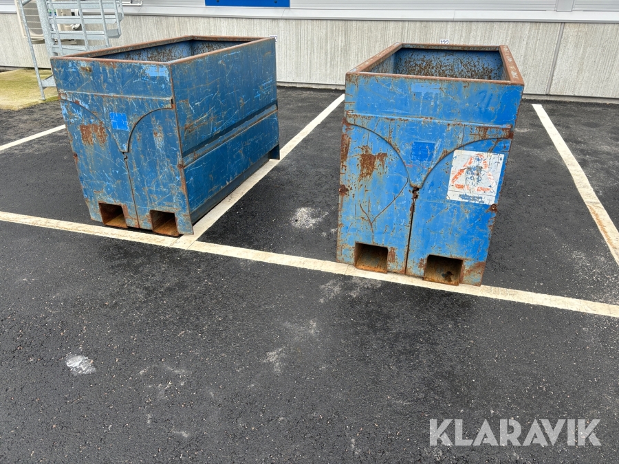 Bottentömmande container Sesam 2 st