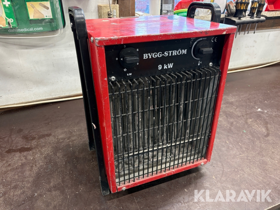 Varmluftsfläkt Viking Byggström 9kw