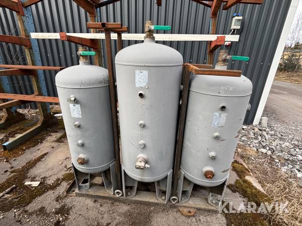 Trycktankar 3 st Gävle Galvan