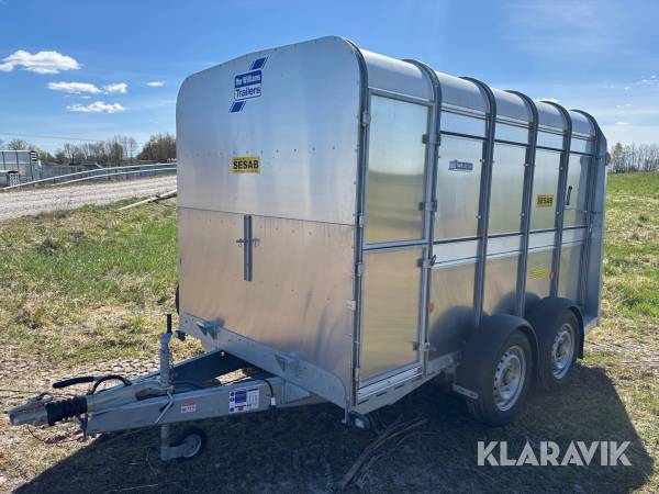 Boskapsvagn / djurtransport Ifor Ta 510 10x6