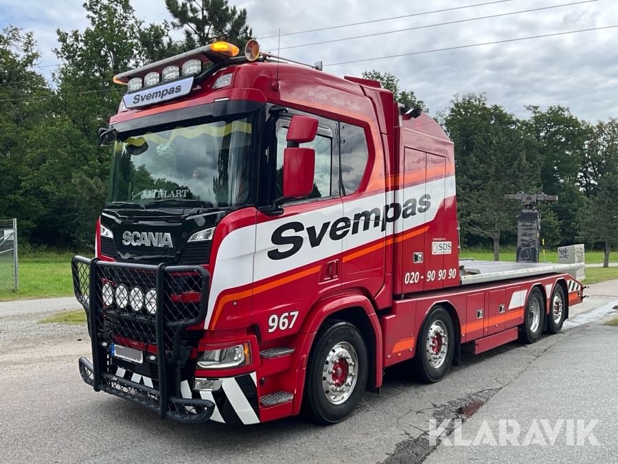 Bärgningsbil Scania R500 8x2 12.7 500hk, 2020