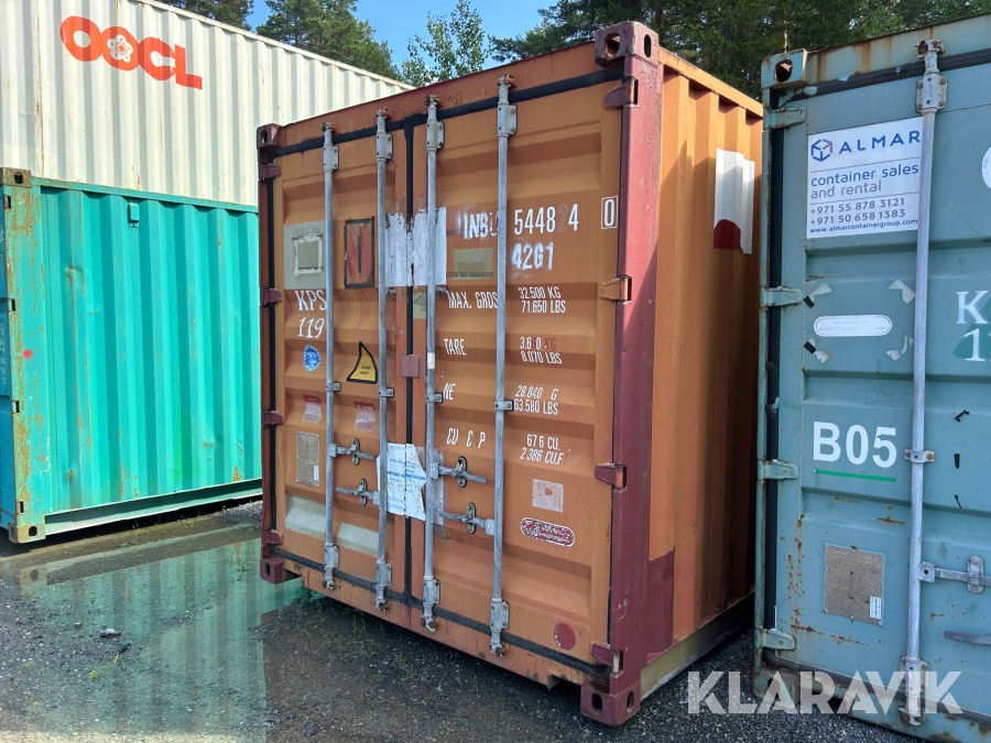 Container 40 fot röd