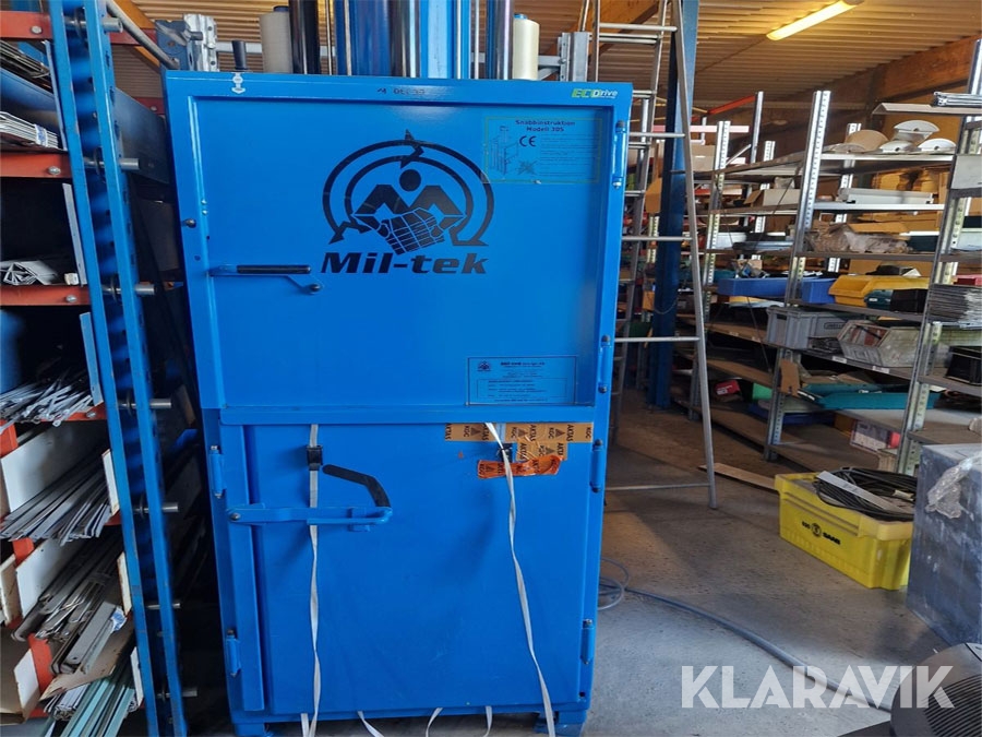 Kartong- och plastbalpress MIL-TEK ECODrive 305 MIL-TEK ECODrive 305
