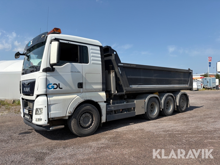 Tippbil MAN TGX 35.480 8X4-4 BL