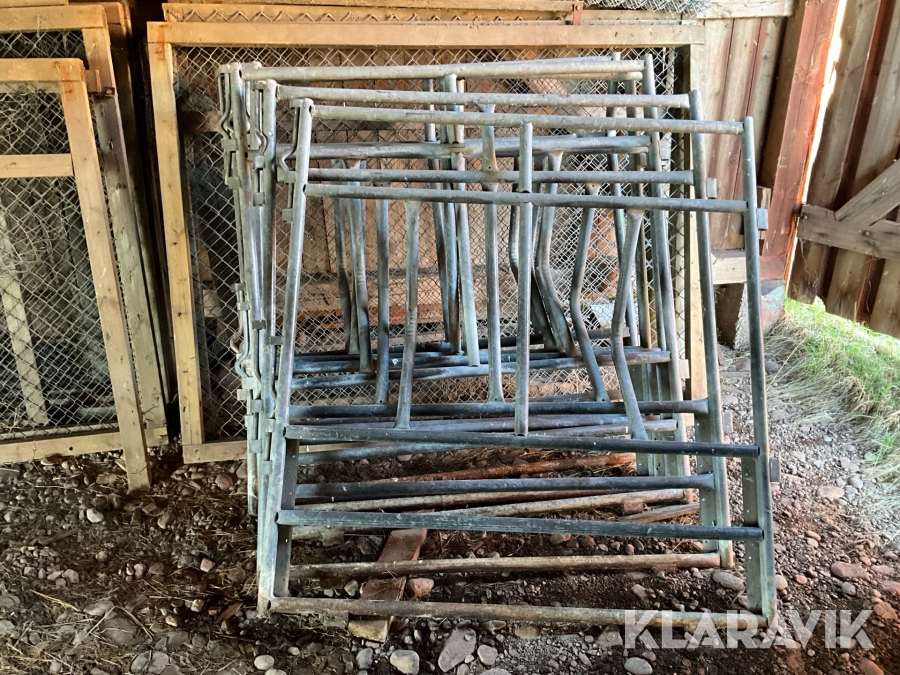 Fodergrindar / foderstation 6st för nötdjur