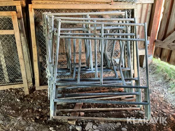 Fodergrindar / foderstation 6st för nötdjur