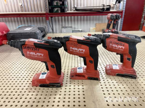 Gipsskruvdragare Hilti SD 5000 -A22 3st