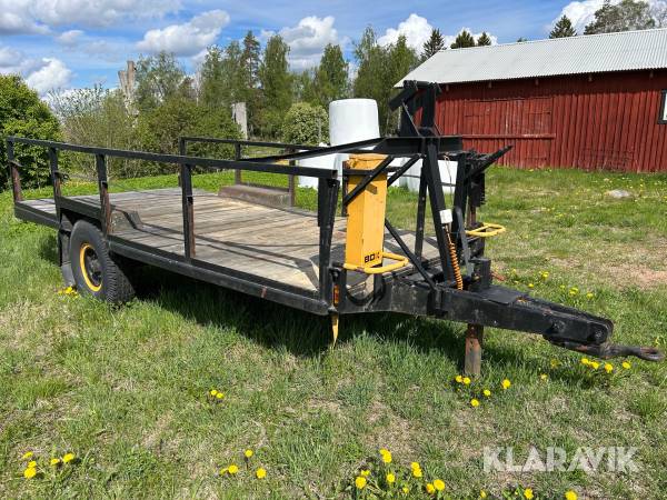 Redskapsvagn till grävmaskin