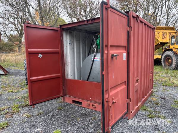 Container GMM FCM-8 med dieseltank och pump