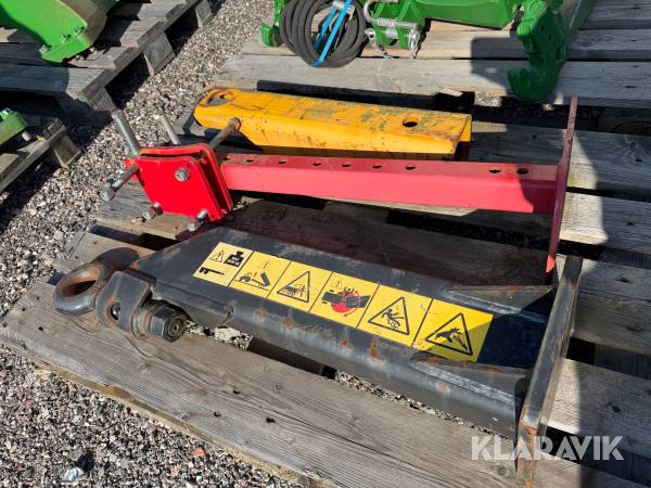 Stödben & dragstång Bigab T8