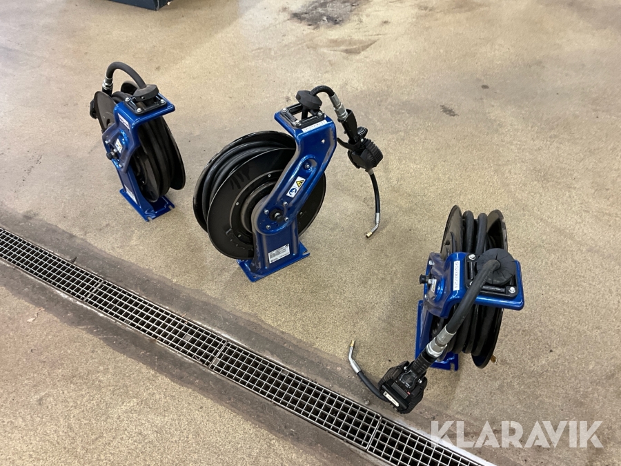 Oljeslangvindor med digital mätare Graco 3st