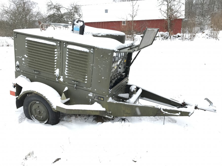 Elverk 15 kVA Militär