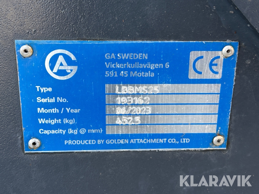 Planerskopa GA LBBMS25 med krage